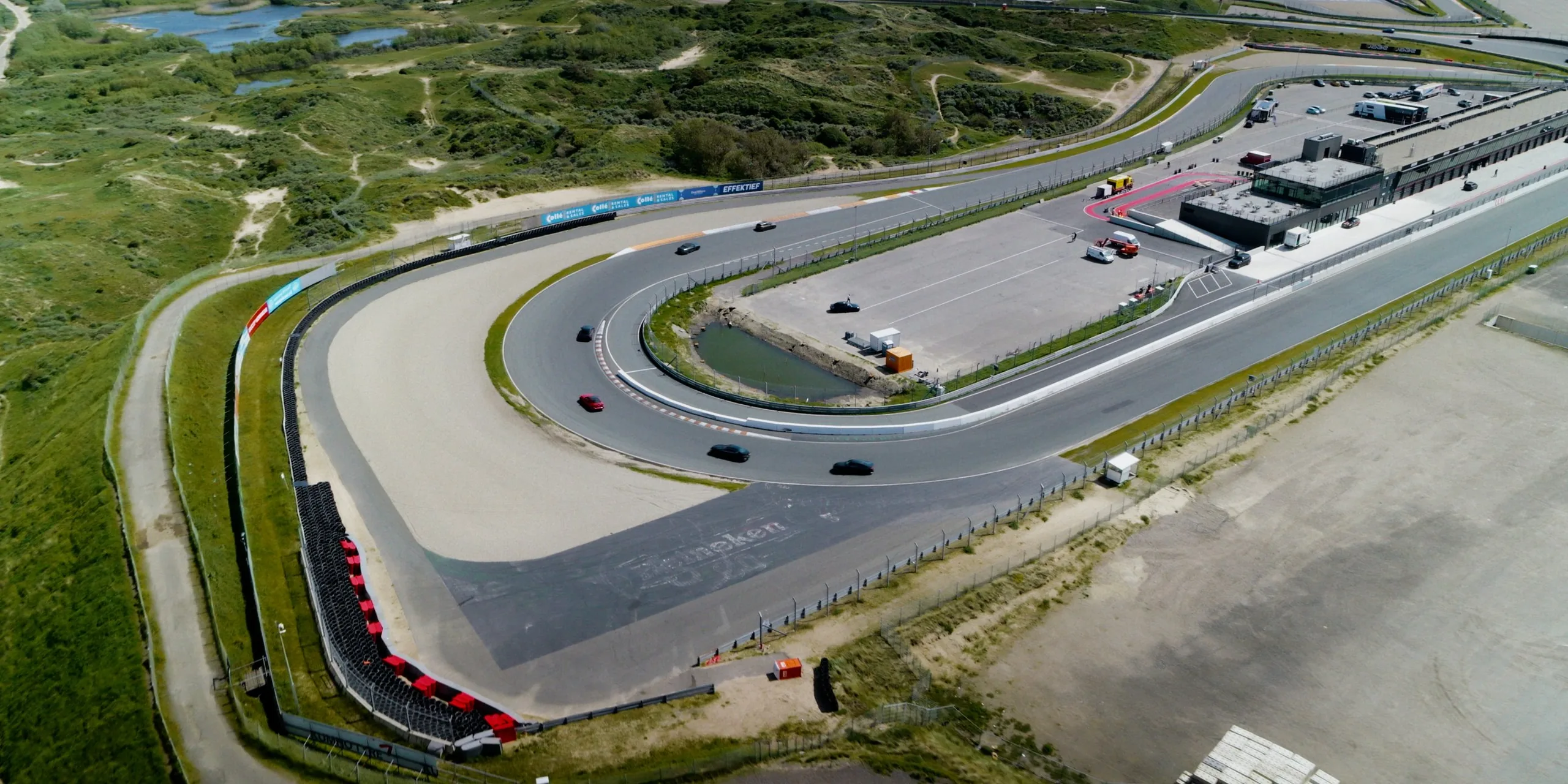 Dronefoto van Circuit Zandvoort