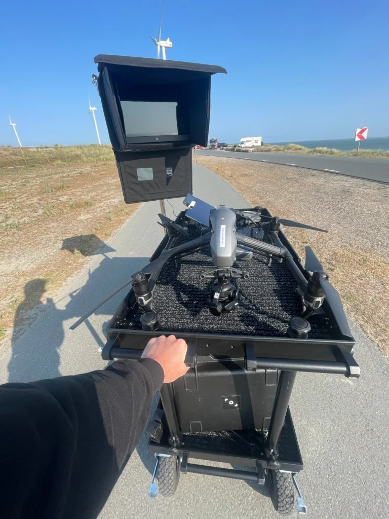 Inspire 2 filmkar windmolens dijk