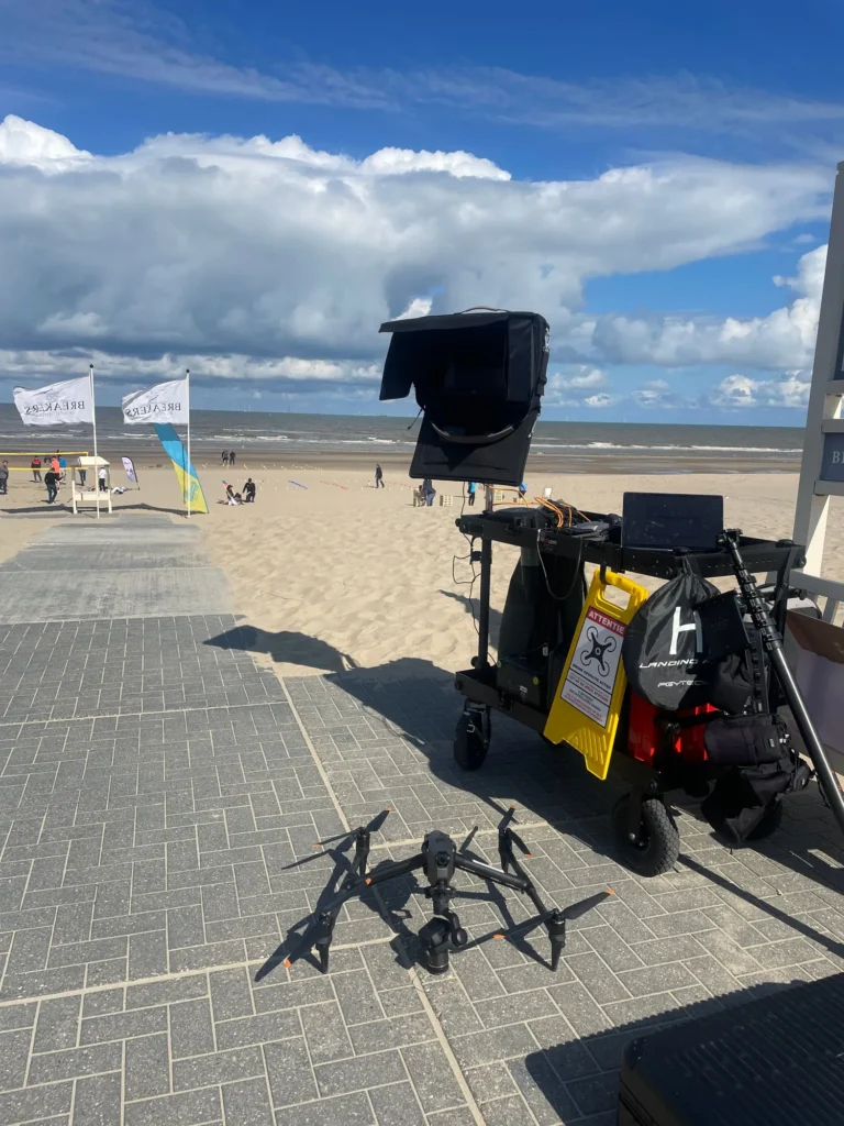Inspire 3 filmkar strand evenement