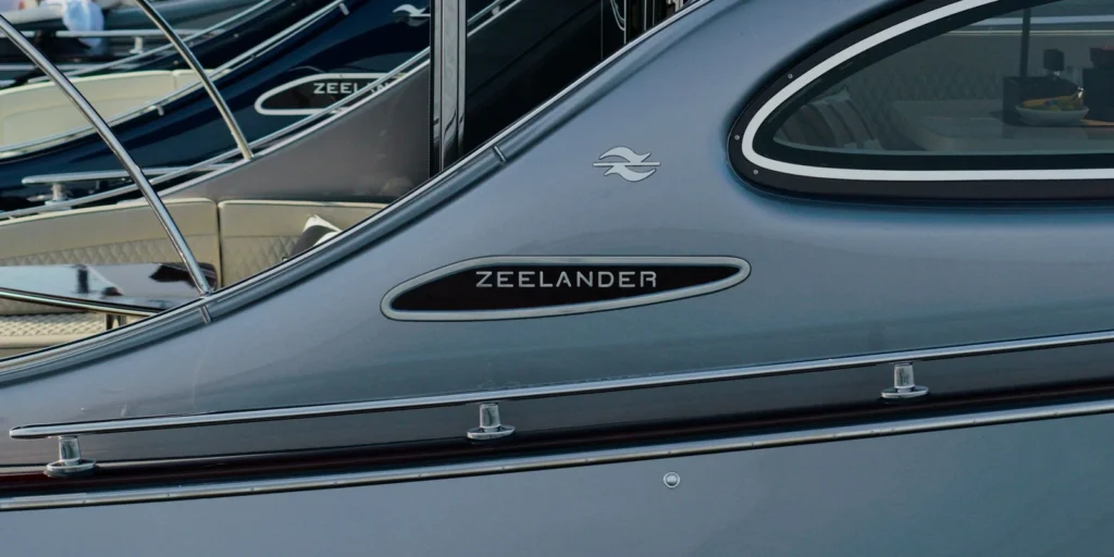 Detail van een Zeelander-jacht